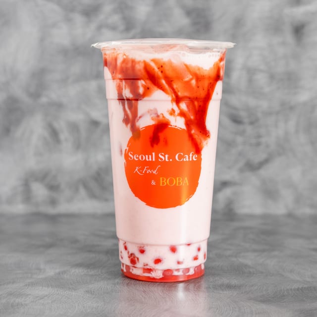 Strawberry Milk Tea.