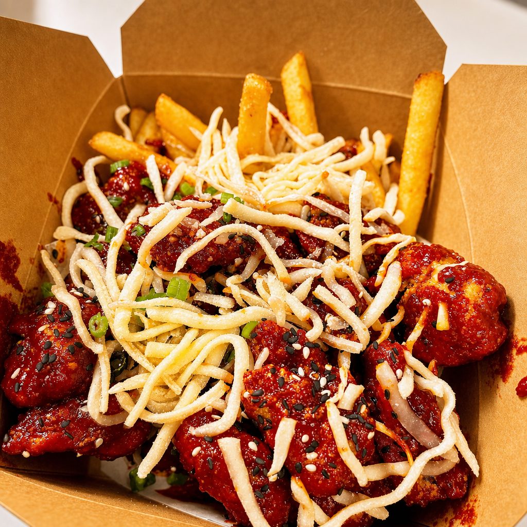 #7 (a) Fried K-Chicken Box.