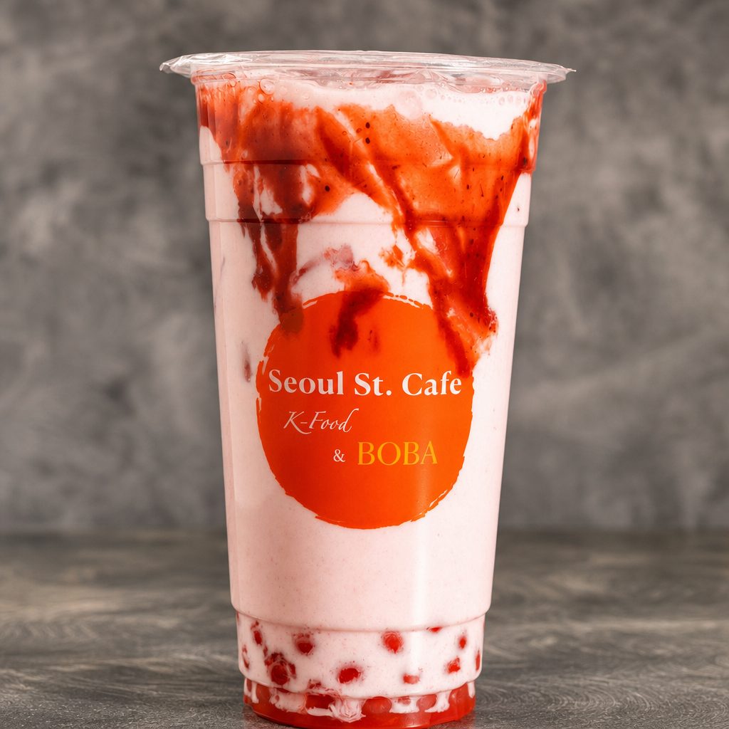 Strawberry Milk Tea.