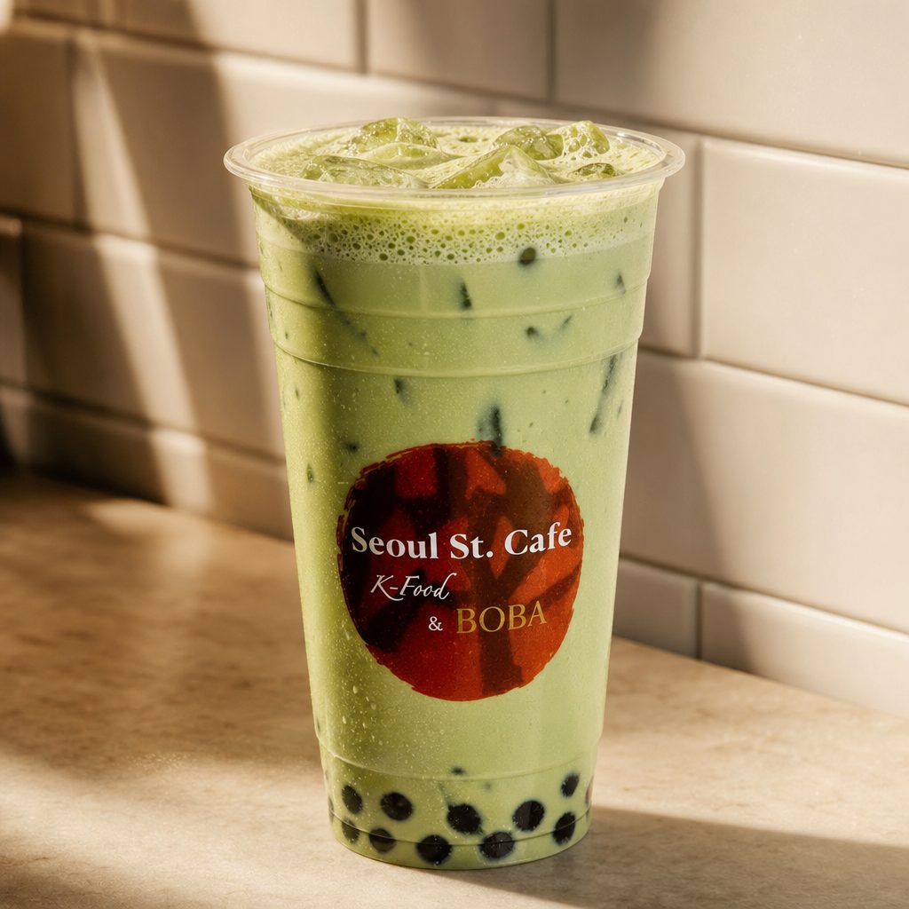 Matcha Milk Tea.