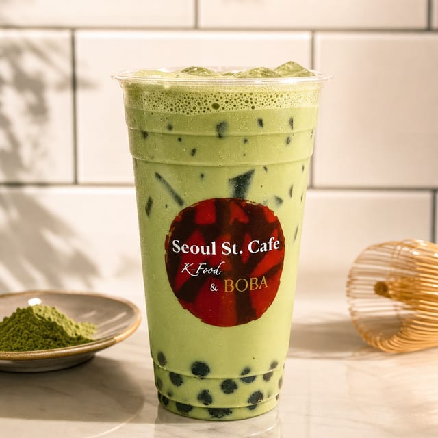 Matcha Milk Tea.